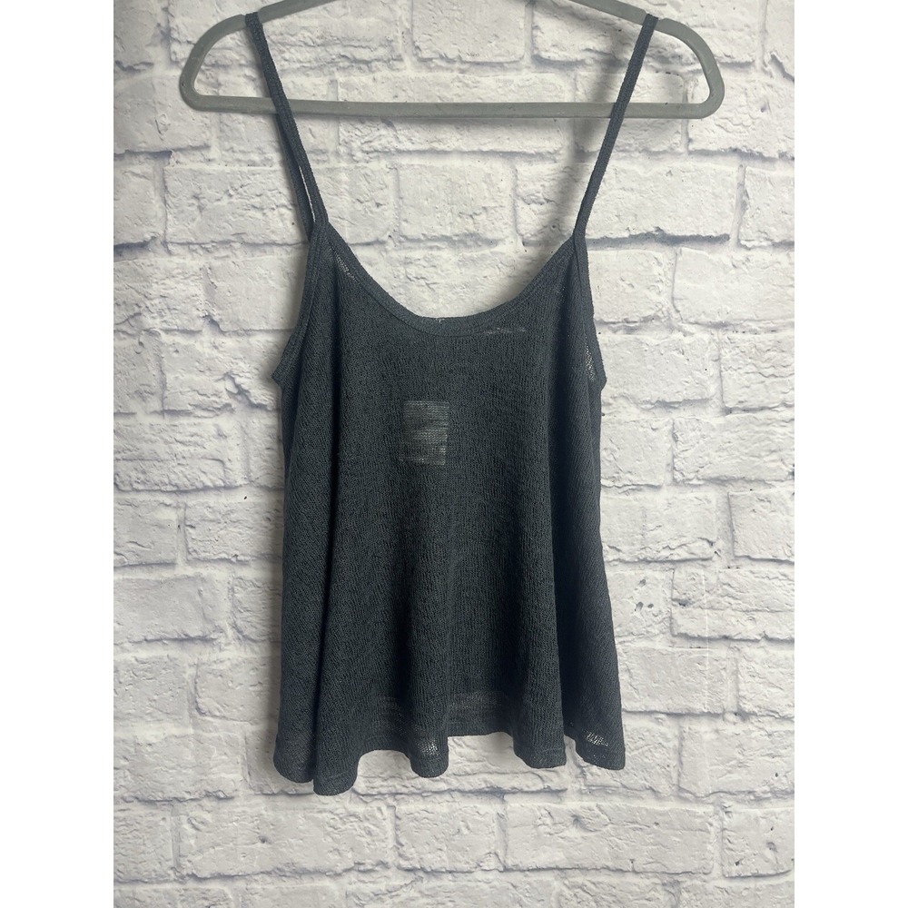 NWT Kimchi Blue - Grey Tank Top Size Small Spaghetti Strap Knit URBAN OUTFITTERS